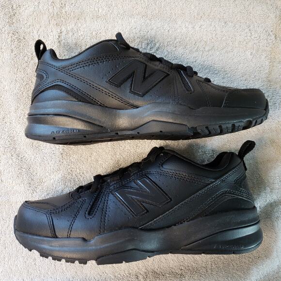 New Balance 608 V5 Sneaker Womens 7 Black Cross Trainer Slip Resistant Workwear - Picture 4 of 7